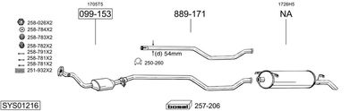 BOSAL SYS01216
