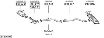 BOSAL SYS06417