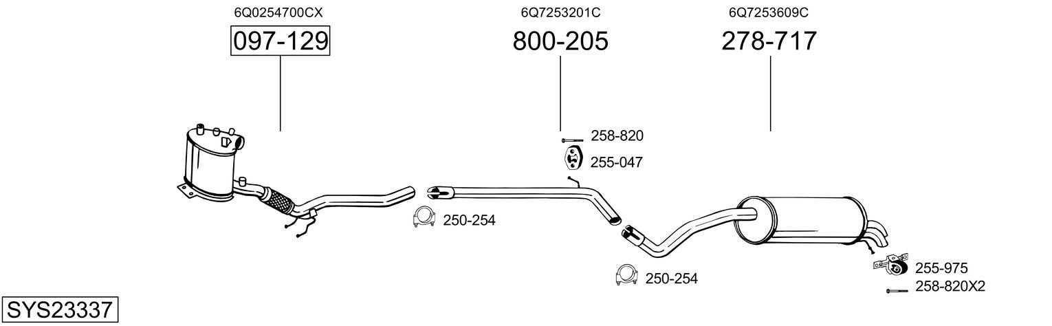 BOSAL SYS23337