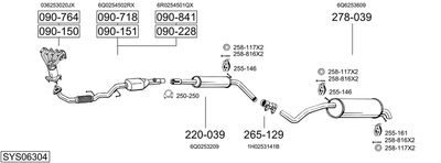 BOSAL SYS06304