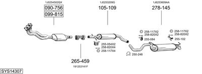 BOSAL SYS14307