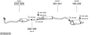 BOSAL SYS04218 BOSAL SYS04218