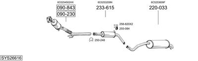 BOSAL SYS26616