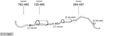 BOSAL SYS19687 BOSAL SYS19687