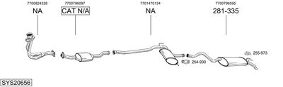 BOSAL SYS20656 BOSAL SYS20656