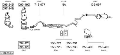 BOSAL SYS09285