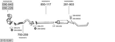 BOSAL SYS15381