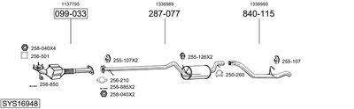BOSAL SYS16948