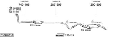 BOSAL SYS20718 BOSAL SYS20718