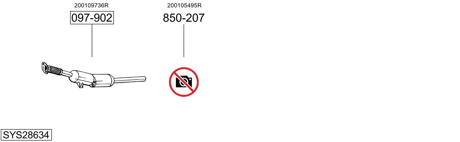 BOSAL SYS28634