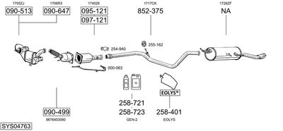 BOSAL SYS04763