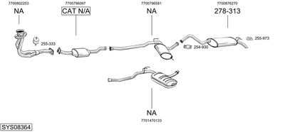 BOSAL SYS08364 BOSAL SYS08364