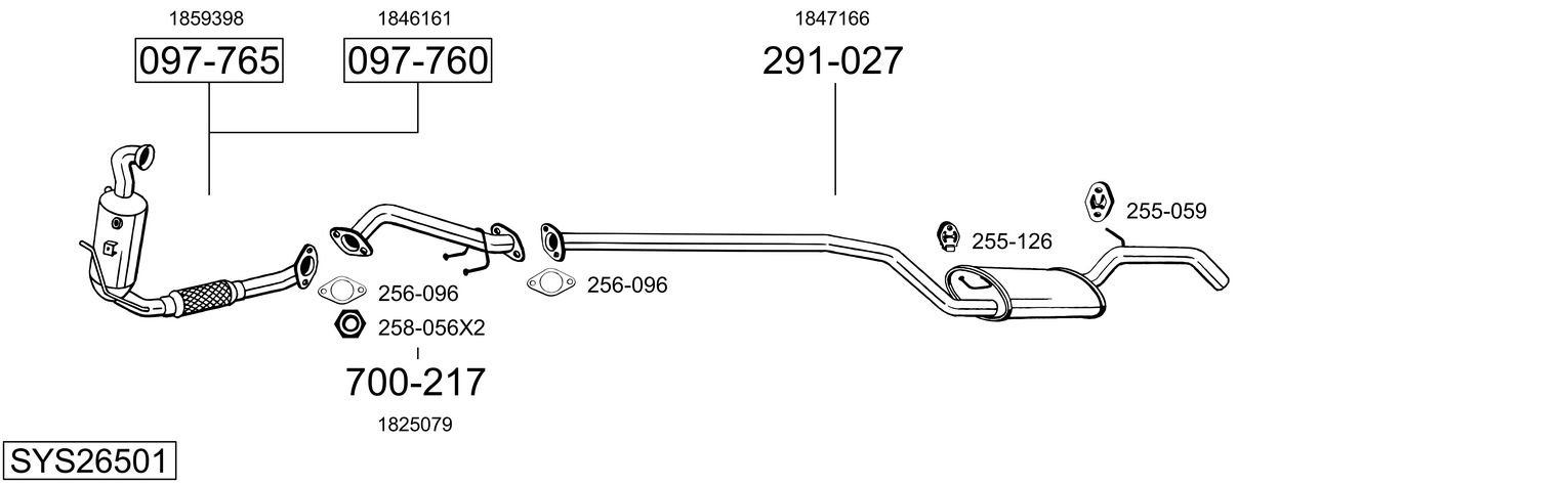 BOSAL SYS26501