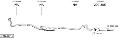 BOSAL SYS08516