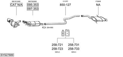 BOSAL SYS27689