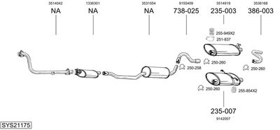 BOSAL SYS21175