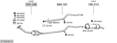BOSAL SYS04610