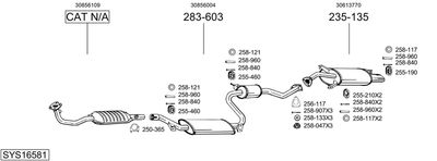 BOSAL SYS16581