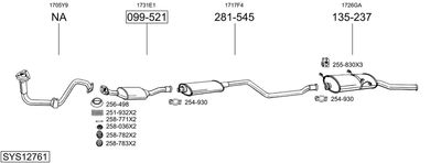 BOSAL SYS12761