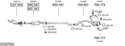 BOSAL SYS27554