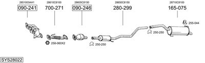 BOSAL SYS28022