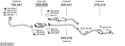 BOSAL SYS12531