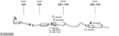 BOSAL SYS04408 BOSAL SYS04408