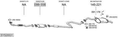 BOSAL SYS20531 BOSAL SYS20531