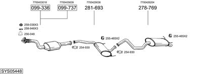 BOSAL SYS05448