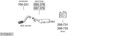 BOSAL SYS26351
