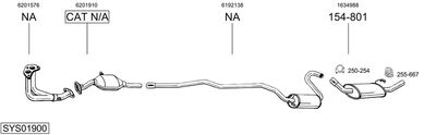 BOSAL SYS01900 BOSAL SYS01900
