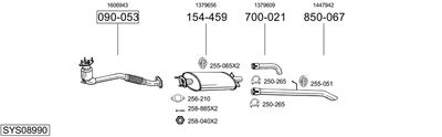 BOSAL SYS08990