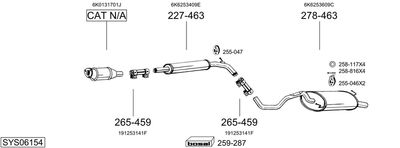 BOSAL SYS06154