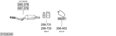 BOSAL SYS26349