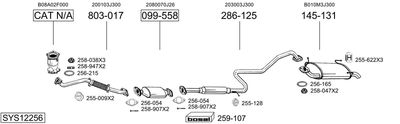 BOSAL SYS12256 BOSAL SYS12256