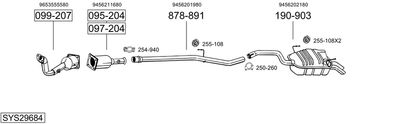 BOSAL SYS29684 BOSAL SYS29684