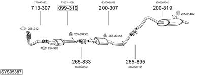 BOSAL SYS05387