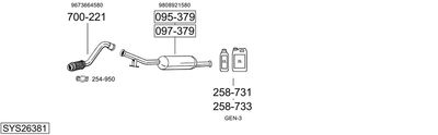 BOSAL SYS26381