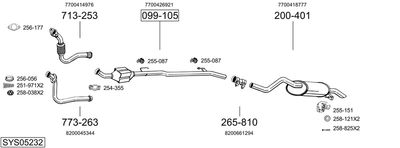 BOSAL SYS05232