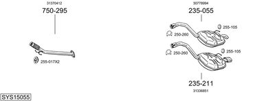 BOSAL SYS15055