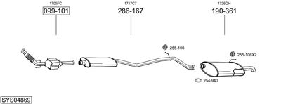 BOSAL SYS04869