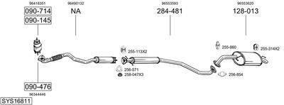 BOSAL SYS16811