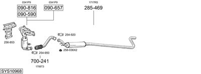 BOSAL SYS10968