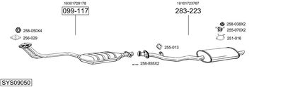 BOSAL SYS09050