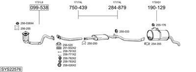 BOSAL SYS22576