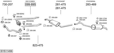 BOSAL SYS11456