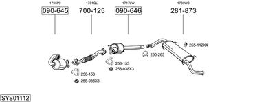 BOSAL SYS01112