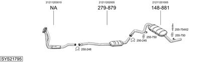 BOSAL SYS21795