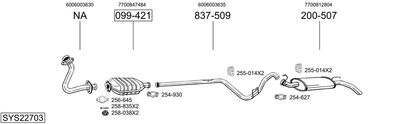 BOSAL SYS22703
