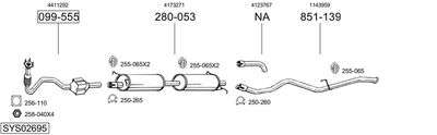 BOSAL SYS02695 BOSAL SYS02695